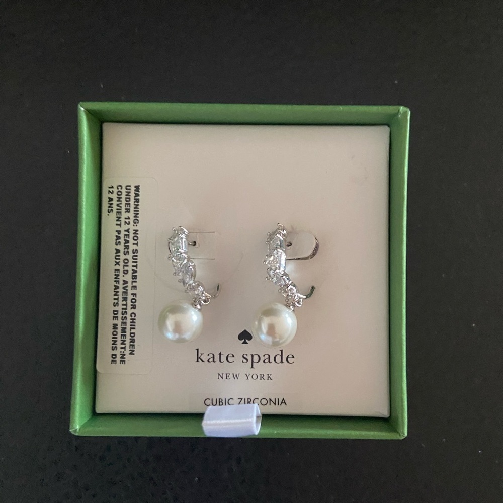 NWT Kate Spade ♠️ Happily Ever After Earrings - Picture 5 of 10